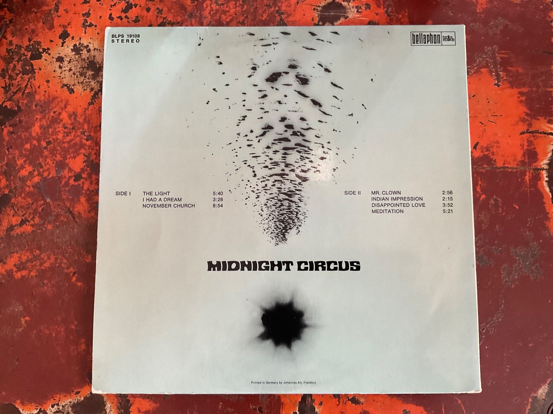 Vinyles: Midnight Circus Krautrock/Folk LP – D'occasion à Delémont par vinylfreak01 1