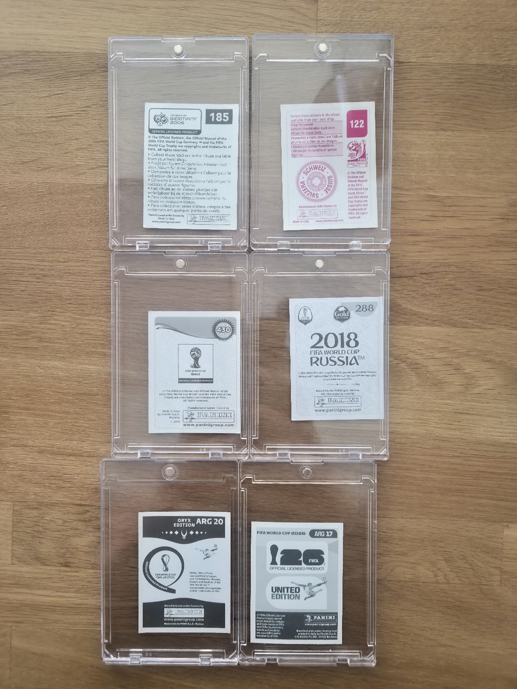 Panini Sammelbilder & Trading cards: Messi Panini WM SET SWISS EDITION – Neu (gemäss Beschreibung) aus Wald ZH von mnml_18 1
