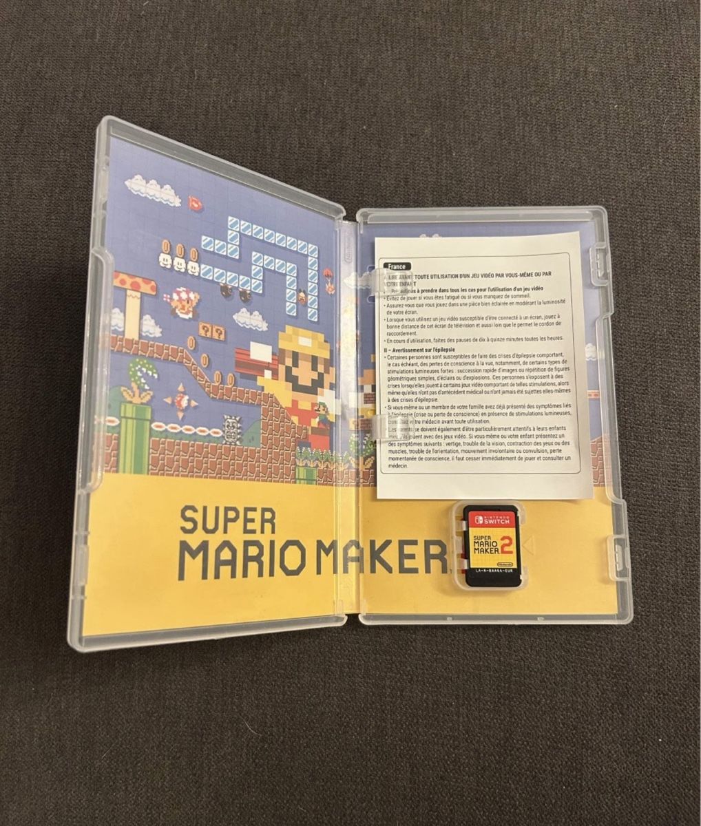 Giochi: Super Mario Maker 2 - Nintendo Switch - Comme Neuf! – Usato da Puidoux venduto da Julia51882 1