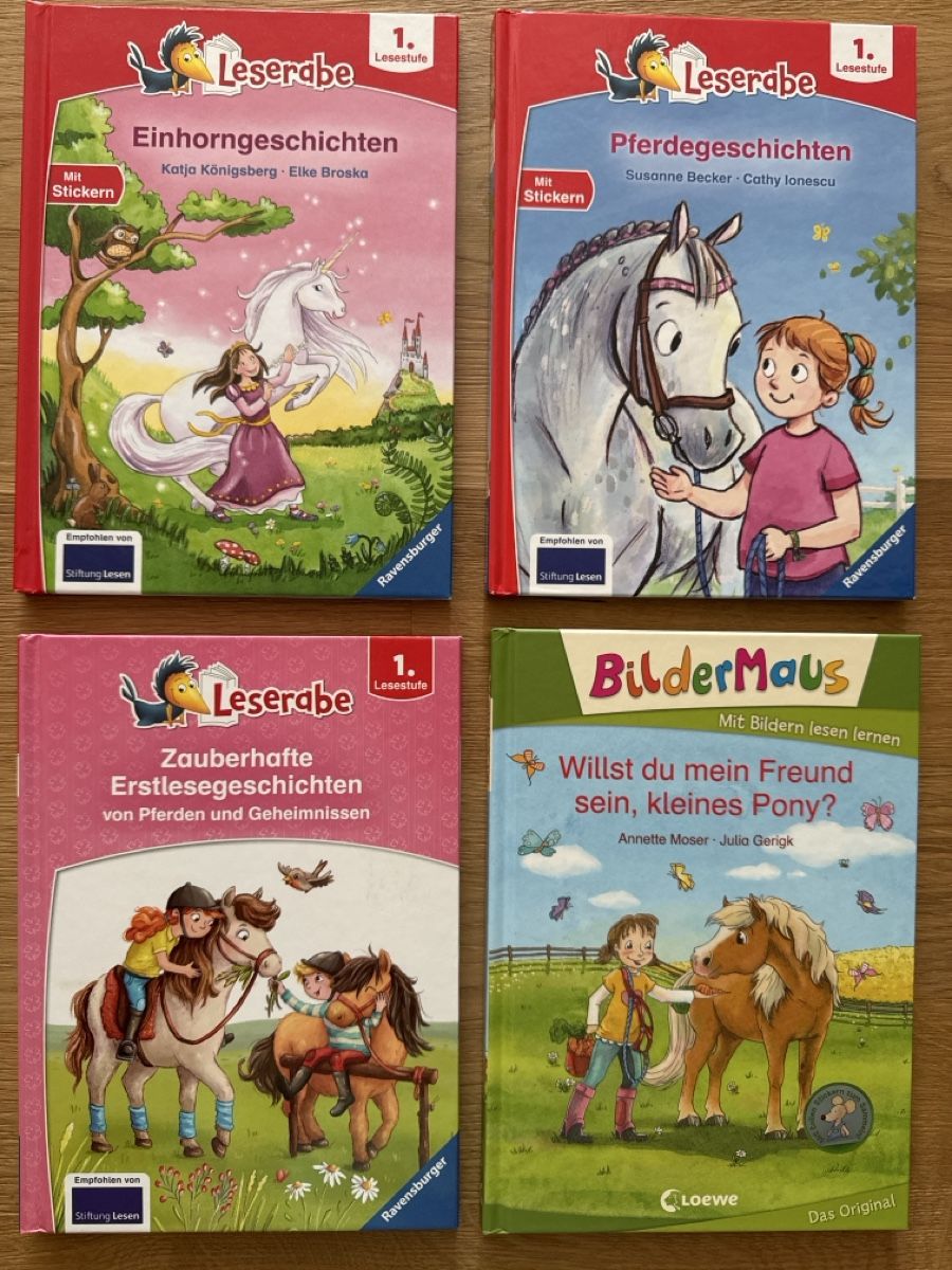 Libri: Leserabe 1. Lesestufe Pferde, Pony, Einhorn – Usato da Kilchberg ZH venduto da Gejuba