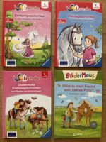Leserabe 1. Lesestufe Pferde, Pony, Einhorn - 4 Bücher