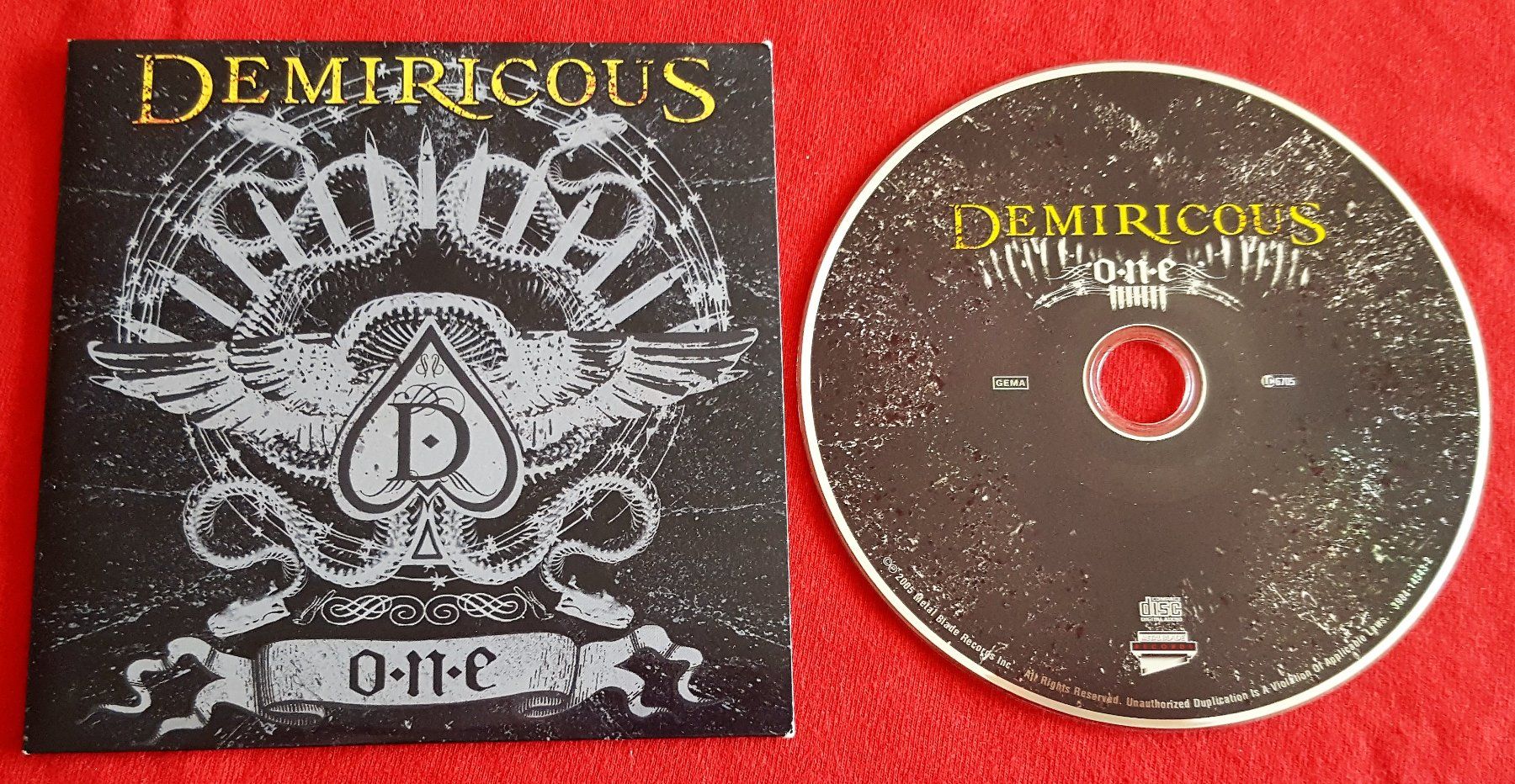 CDs: Demiricous – One (Hellbound) - CD - 2005 – D'occasion à Uster par Zardodel 2