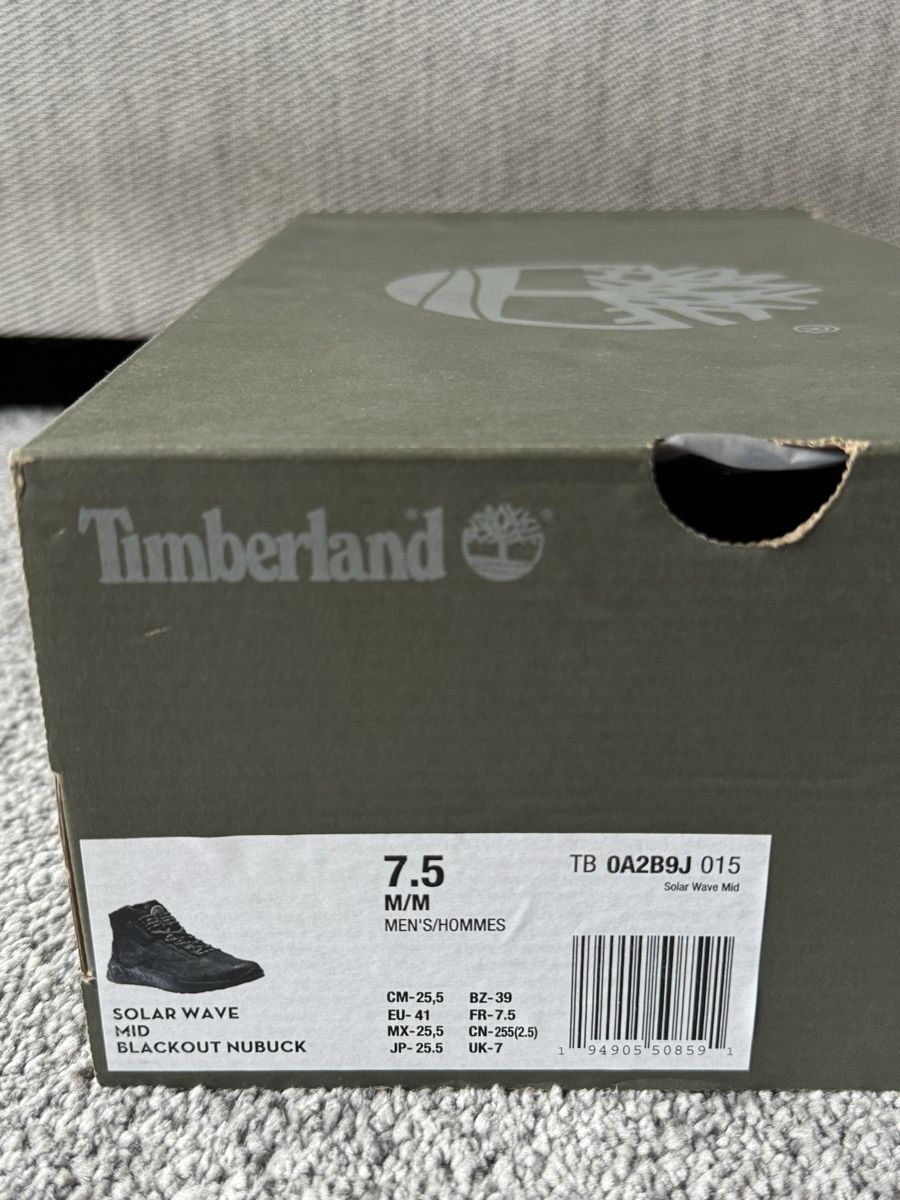 Timberland Scarpe da uomo: Timberland Solar Wave mid blackout nubuck – Nuovo e nell'imballaggio originale da Meggen venduto da gia_wz2q 4