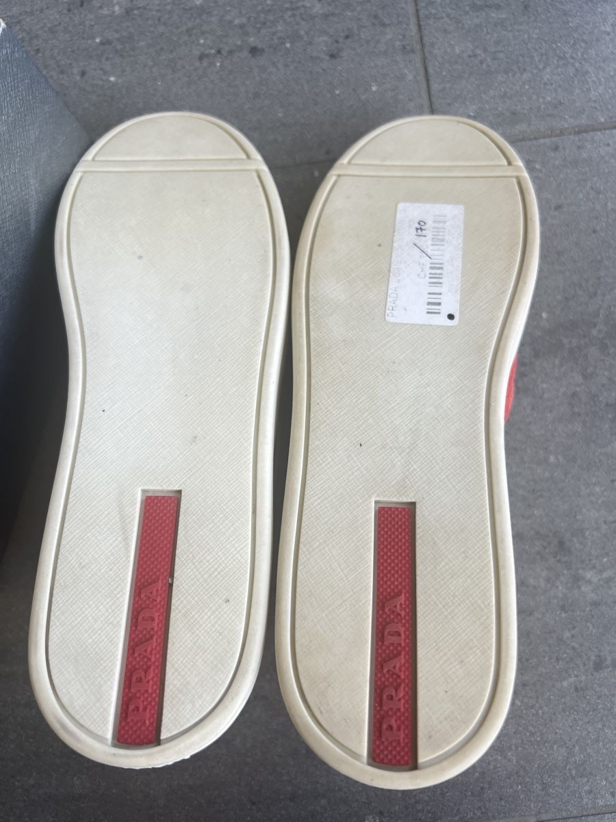 Prada Scarpe da donna: Prada Loafer Suede Red Schuhe , Leder – Usato da Hünenberg venduto da Tina030420 2