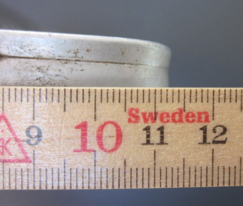 Küchengeräte: Alter Aluminium Becher/Massbecher 1/2 Liter – Gebraucht aus Bischofszell von Pfau0 9