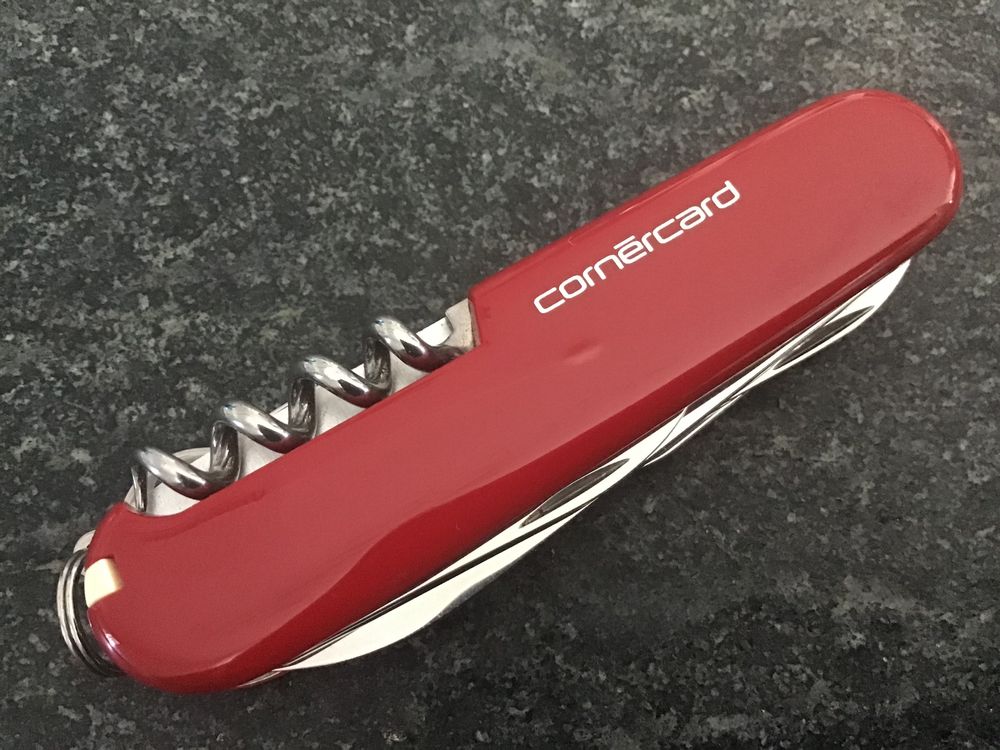 Victorinox Sackmesser "CORNERCARD LUGANO" Visa Mastercard Kaufen auf Ricardo
