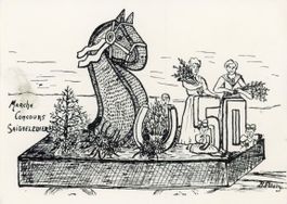 Saignelégier   JU  -  Marche Concours   1 9 5 0