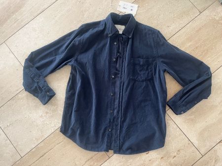 Closed Corduroy Button Down Shirt Dark Night -  L