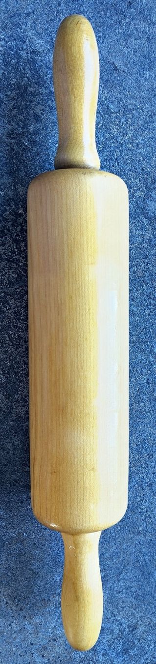 Elettrodomestici da cucina: Holz-Wallholz, Teigroller, Küchenhelfer, ca. 40 cm lang – Usato da Steinhof SO venduto da Morepointless