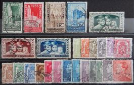 Belgien Lot mit alten Werten XII