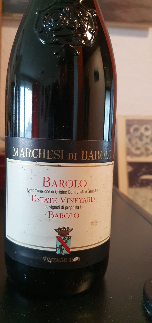Vino: BAROLO 1990 MARCHESI DI BAROLO – Nuovo e nell'imballaggio originale da Lenzburg venduto da Reto013 1