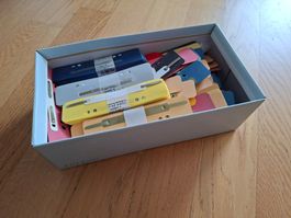Heftstreifen ca. 200 Stück zusammen, verschiedenfarbig