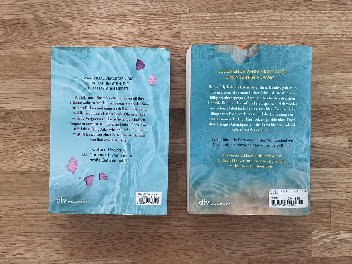Bücher: Colleen Hoover Romane - Nur noch ein einziges Mal – Gebraucht aus Steinen von nic_yk9v 1