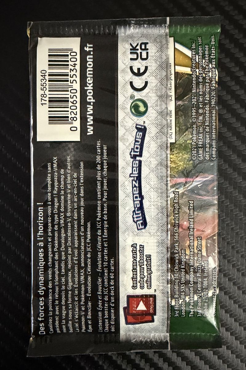 Pokémon Carte collezionabili: Pokémon Booster Évolution Céleste FR Noctali Scellé – Nuovo e nell'imballaggio originale da La Chaux-de-Fonds venduto da CatchEmCardzz 1