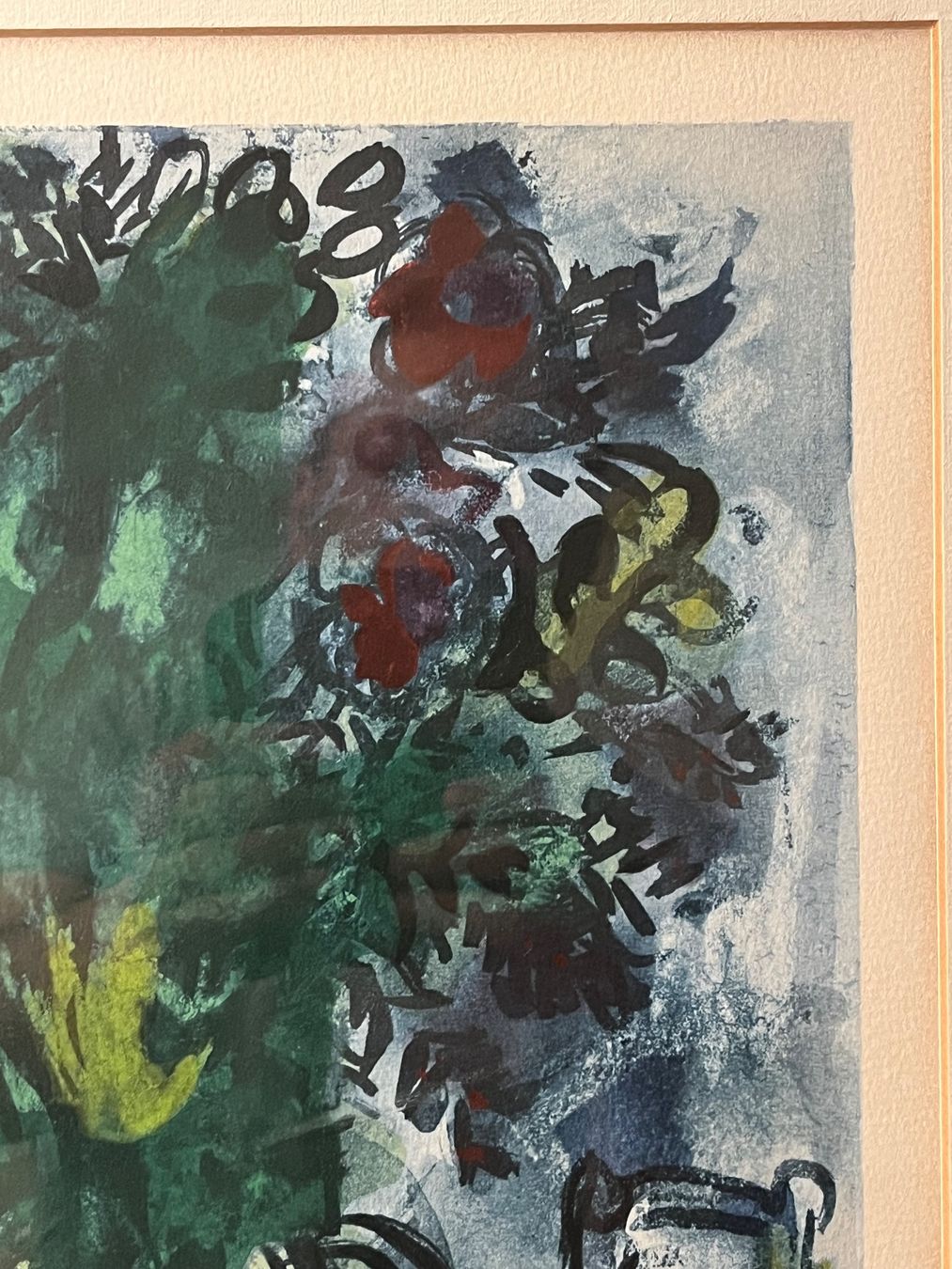 Gemälde: Marc Chagall – Lithographie "Bouquet fleuri sur table" – Gebraucht aus Basel von PAUL_ART 7
