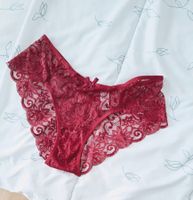 1 Schöner Slip mit Spitzen transparent gr M NEU