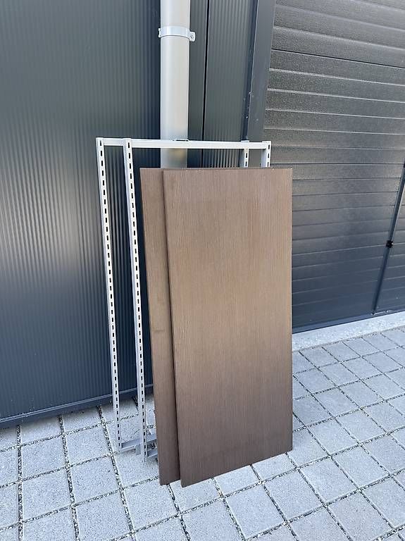 Scaffali: Portant modulable - Tablettes bois/verre  Sur roulettes – Usato da Fully venduto da tho_ld9n 3