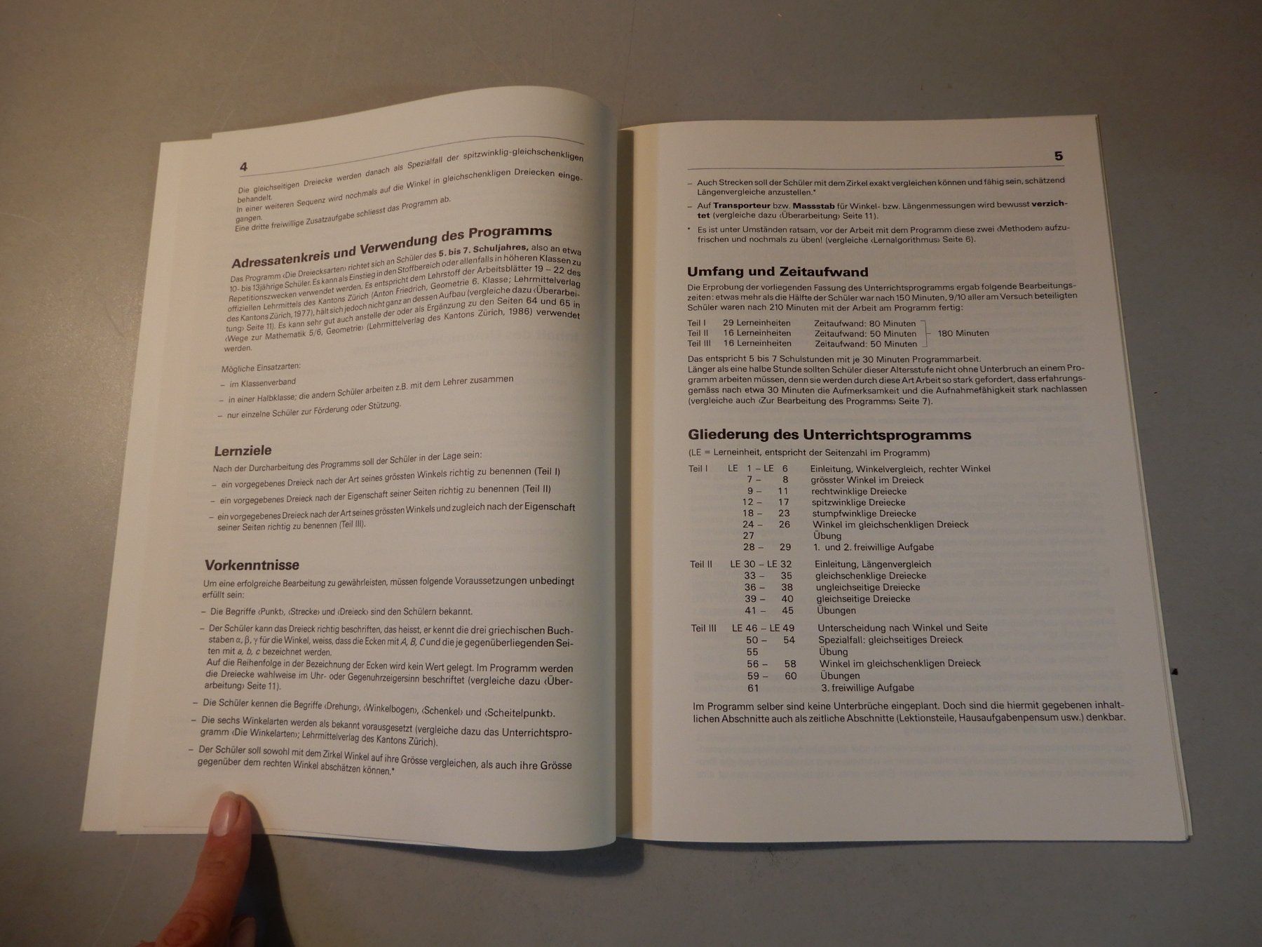 Libri: Die Dreieckskarten, Lehrerbegleitheft, 1988, Top Zustand! – Usato da Erstfeld venduto da Mario_boe0 3