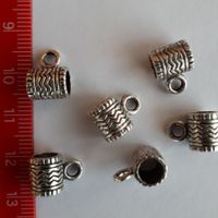 10 Tibetsilber Vorrichtung für Anhänger