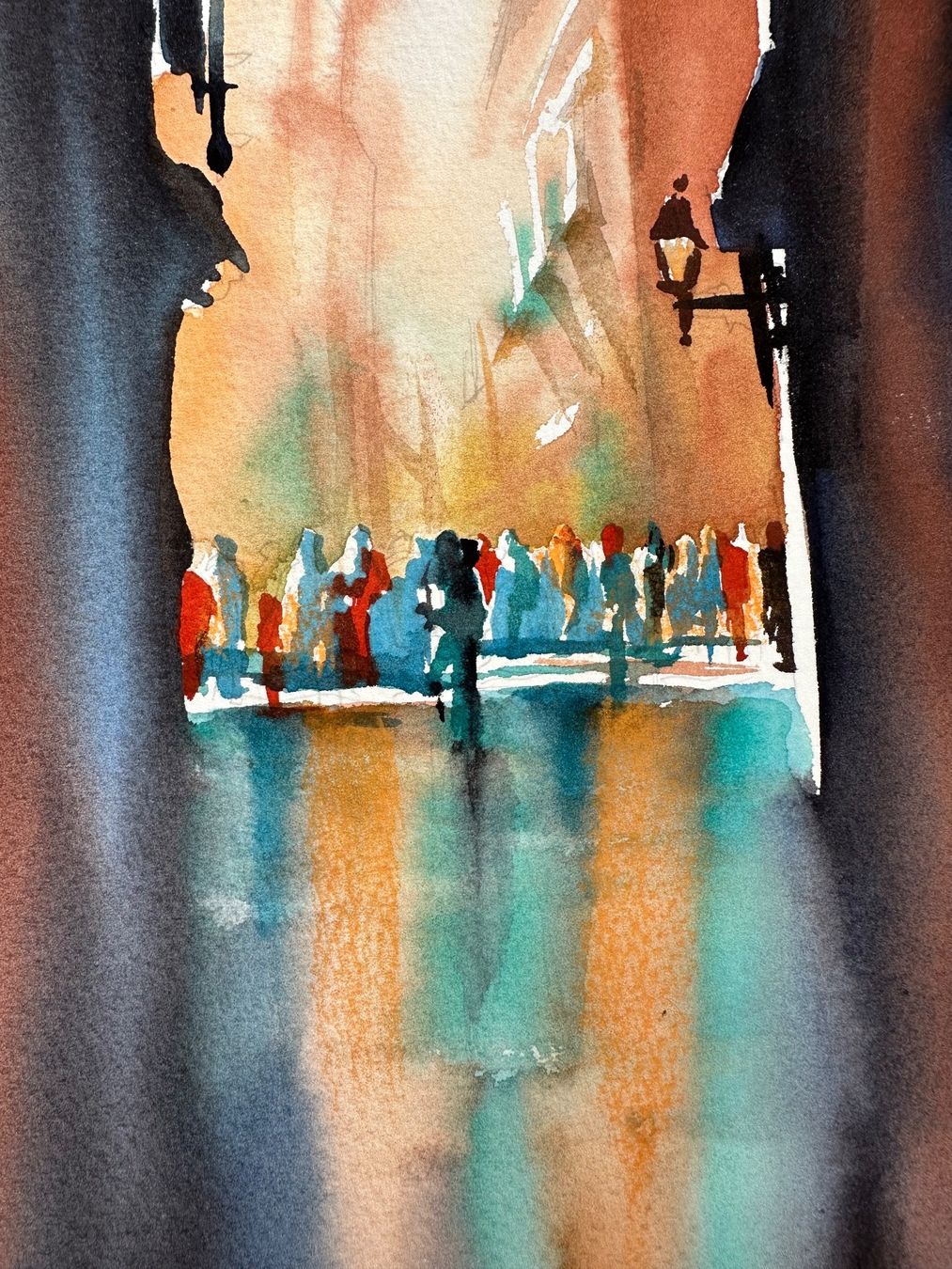 Dipinti: In der Ferne: ORIGINAL,  handgemalt, signiert – Nuovo (secondo la descrizione) da Meilen venduto da Smgdesign 2