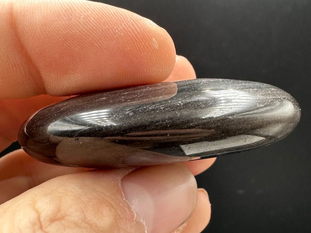 Mineralien & Heilsteine: Silber Obsidian Handschmeichler Heilstein – Neu und originalverpackt aus Männedorf von Handschmeichler 2