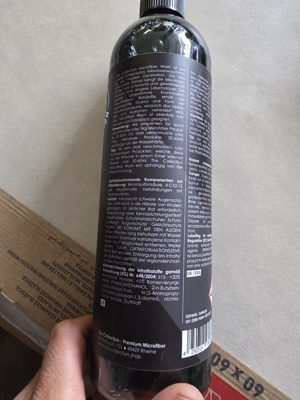 Prodotti di pulizia: Microfaser Waschmittel Premium, 1000ml - Neu & Unbenutzt – Nuovo (secondo la descrizione) da Büren SO venduto da Stevie_auktionen 1