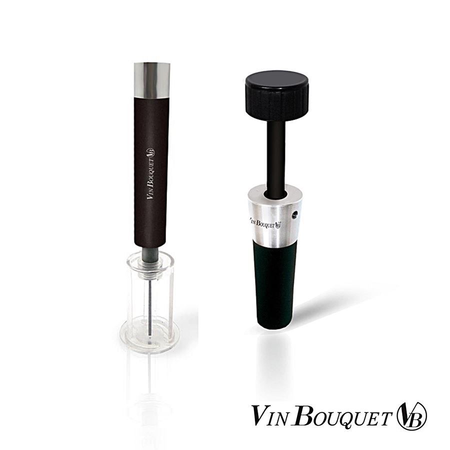 Apribottiglie & Tappi per chiusura: Vin Bouquet Set Luft Öffner - Verschluss – Nuovo e nell'imballaggio originale da Wettingen venduto da kochshop