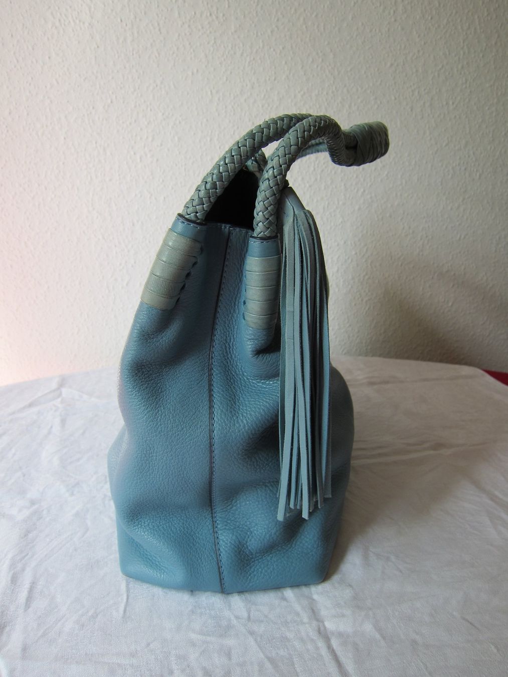 Tory Burch Borse da donna: Tasche Tory Burch, Leder, hellblau, Top Zustand! – Nuovo (secondo la descrizione) da Zürich venduto da Italia58 4