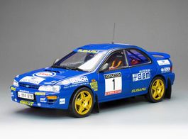 SUBARU IMPREZA WRC 555 #1 WINNER RALLY MEMORIAL 1/18 NEU