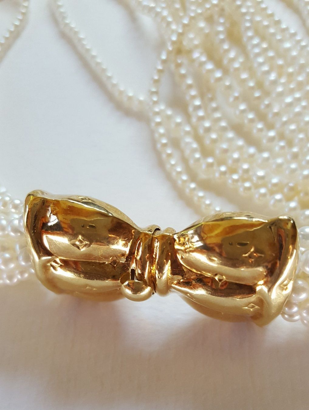 Catenine: Perlen Collier Mit 750 Gold Verschluss – Usato da Wald ZH venduto da Aniade 9