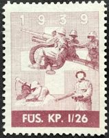 Soldatenmarke 2.WK, Füs Kp I/26, braunviolett, Wi Inf 261
