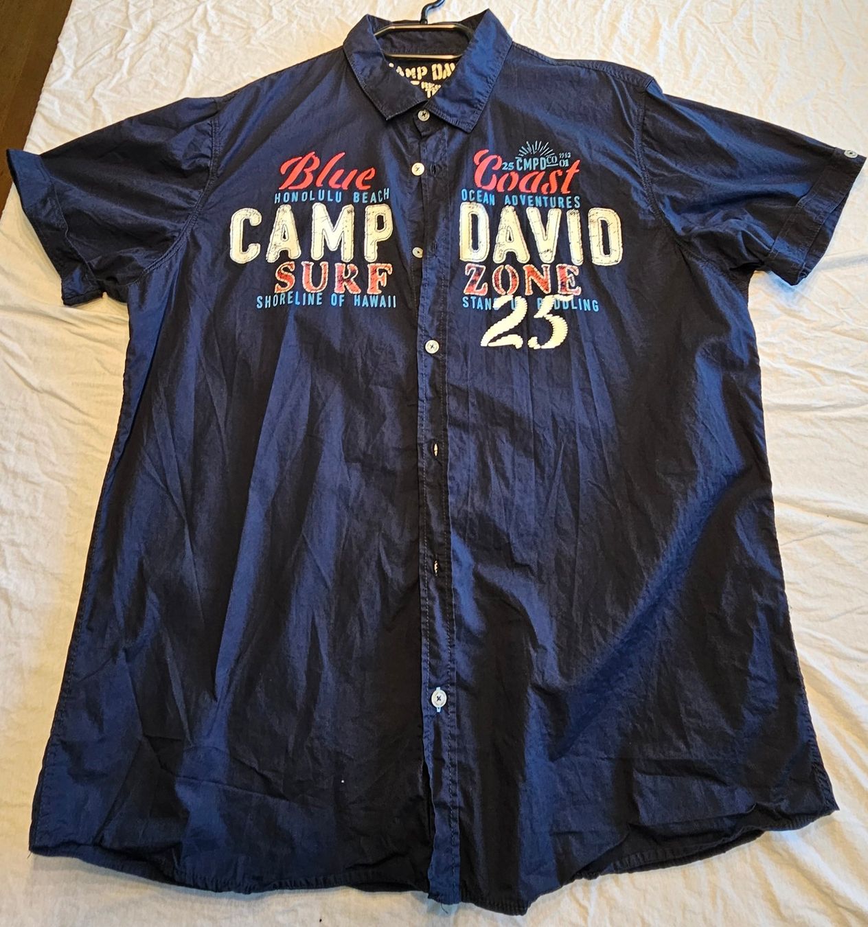 Camp David Hemden: Camp David Kurzarmhemd, Gr. XL – Gebraucht aus Cham von Pfingsti