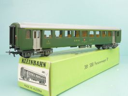 Kleinbahn H0 381 SBB Personenwagen B4, 1 Kl, NEU