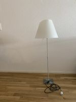 Floor Lamp Constanza White Metal Base Used Condition