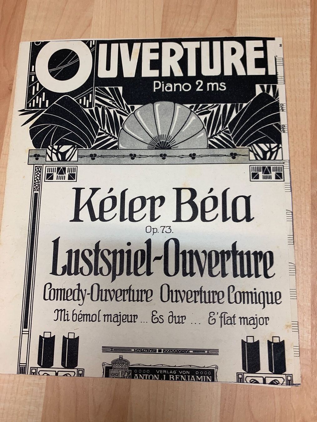 Libri: Klaviernoten Ouvertüre Keler – Usato da Oberweningen venduto da Jogi2