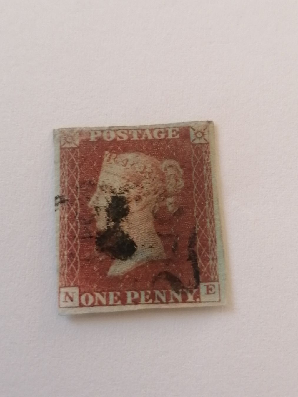 Alle Briefmarken: One Penny Red 1841  – Gebraucht aus Happerswil von tschergi