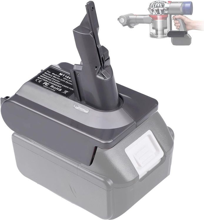 Makita Akku Adapter - Konverter Für 18V NiCad/NiMh Werkzeuge Auf Lithium Akkus