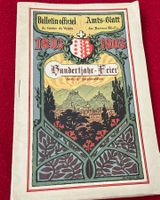 Wallis Amtsblatt 1903 - Hundertjahrfeier - Rarität!