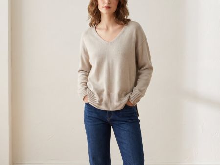Hunkydory Pullover Bio-Baumwolle Sand Gr. S
