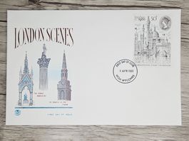 CL05 Enveloppe + Timbre England 1980