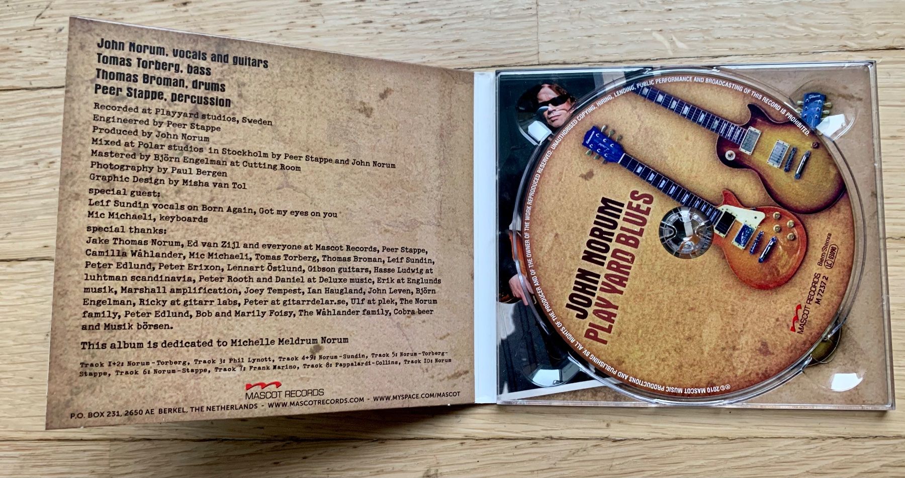 CD: John Norum Play Yard Blues – Usato da Zürich venduto da Fieber 1