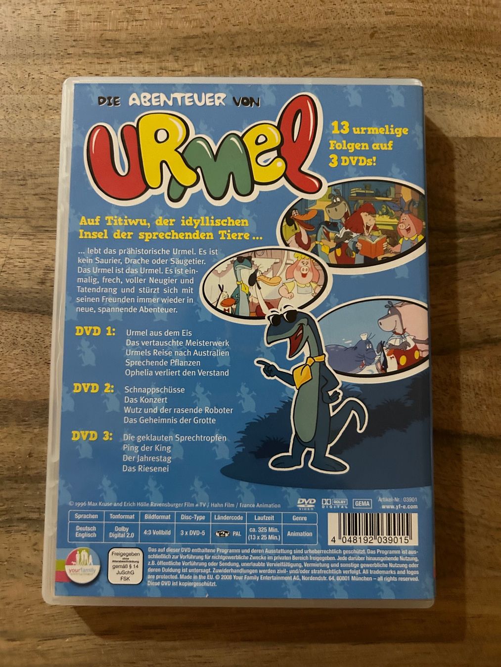 Tutti i DVDs: Urmel Sammelbox 1 – Usato da Aarau venduto da Aurora0810 1