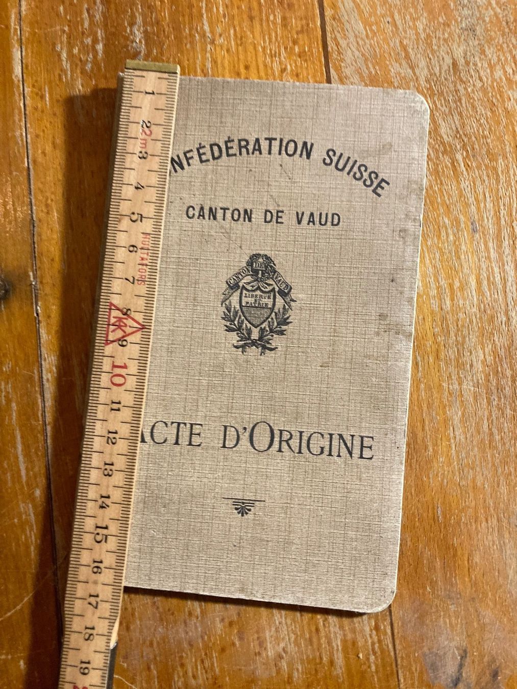 Documenti: Acte origine Guex Cossonay 1917 – Usato da St-Cierges venduto da LeRegain 5