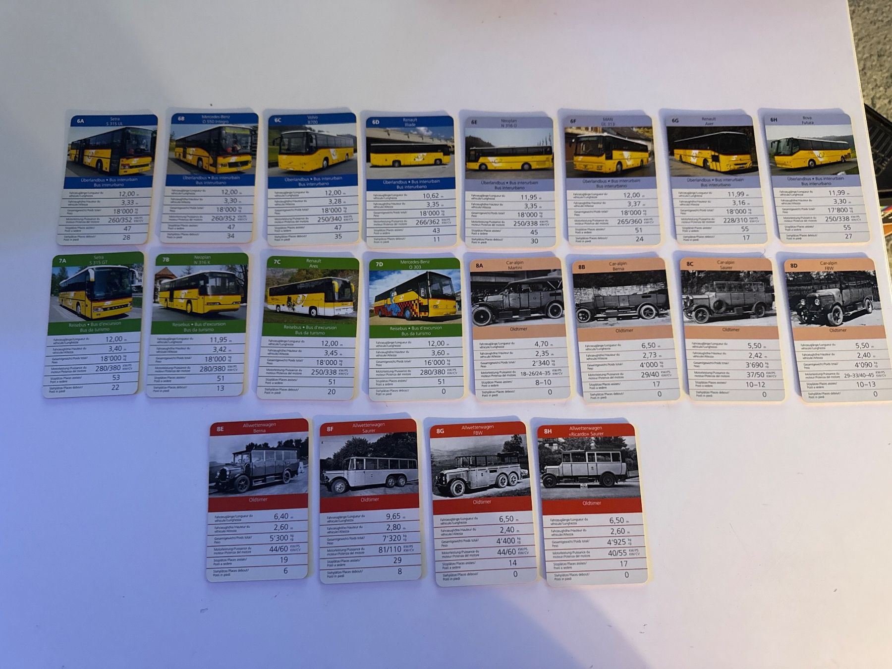Giochi: PostAuto Quartett Komplett – Usato da Allschwil venduto da meeresperle 4