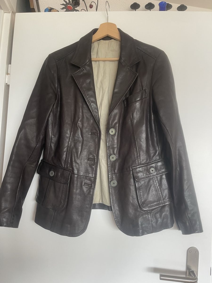 Jacken: Braune Lederjacke – Gebraucht aus Meilen von aca_sq6j