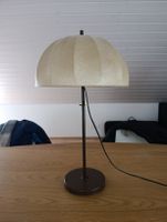 Vintage Kokon Tischlampe, Pilz-Design, 62cm gross