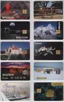 10 seltene Telefonkarten aus der Tschechoslowakei