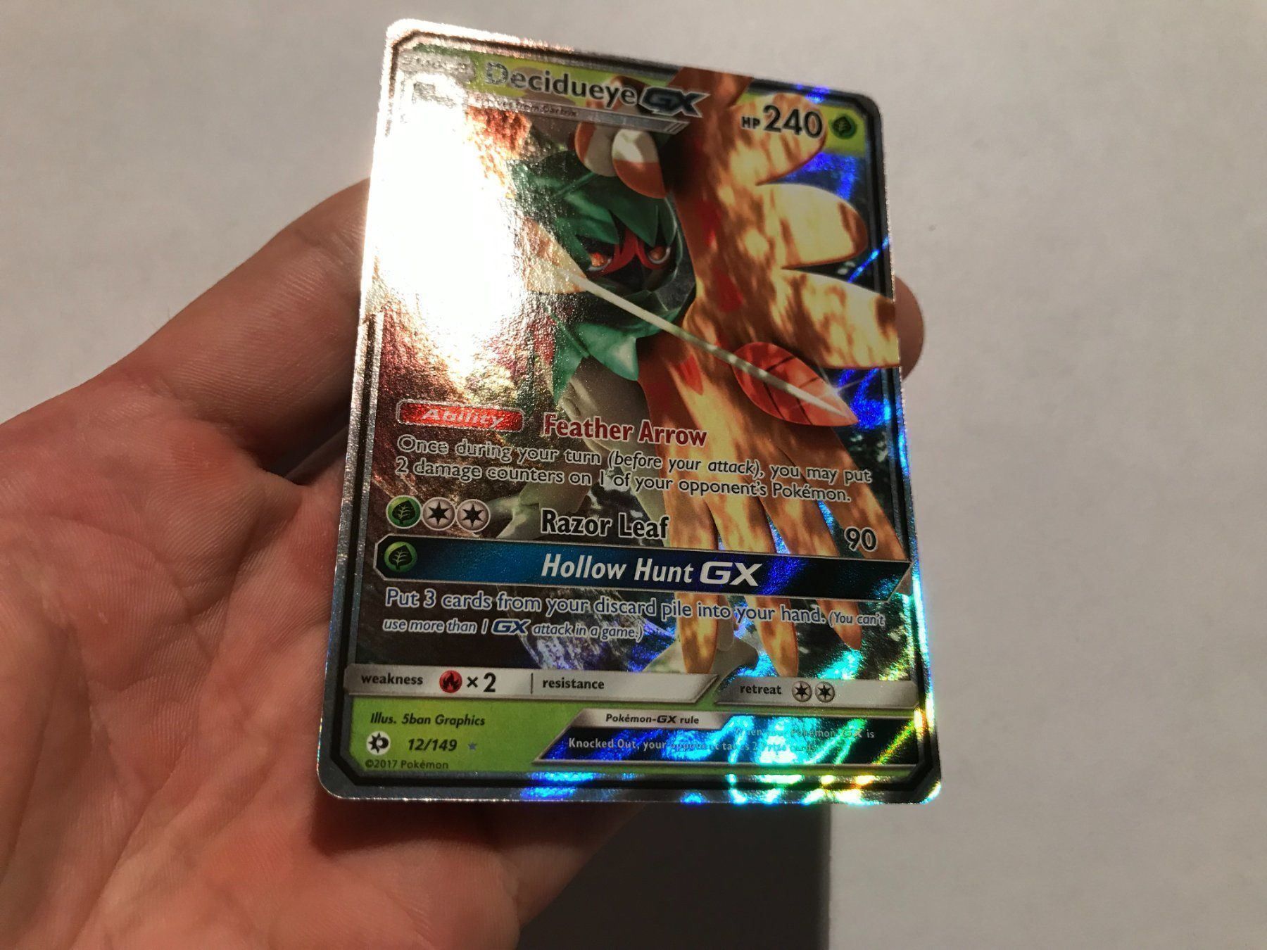 Pokémon Carte collezionabili: Decidueye GX – Usato da Hagendorn venduto da Pokecollectorch 2