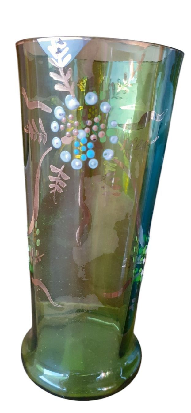Bicchieri: Grüner Glasbecher antik – Usato da Mörschwil venduto da antiksalon 1