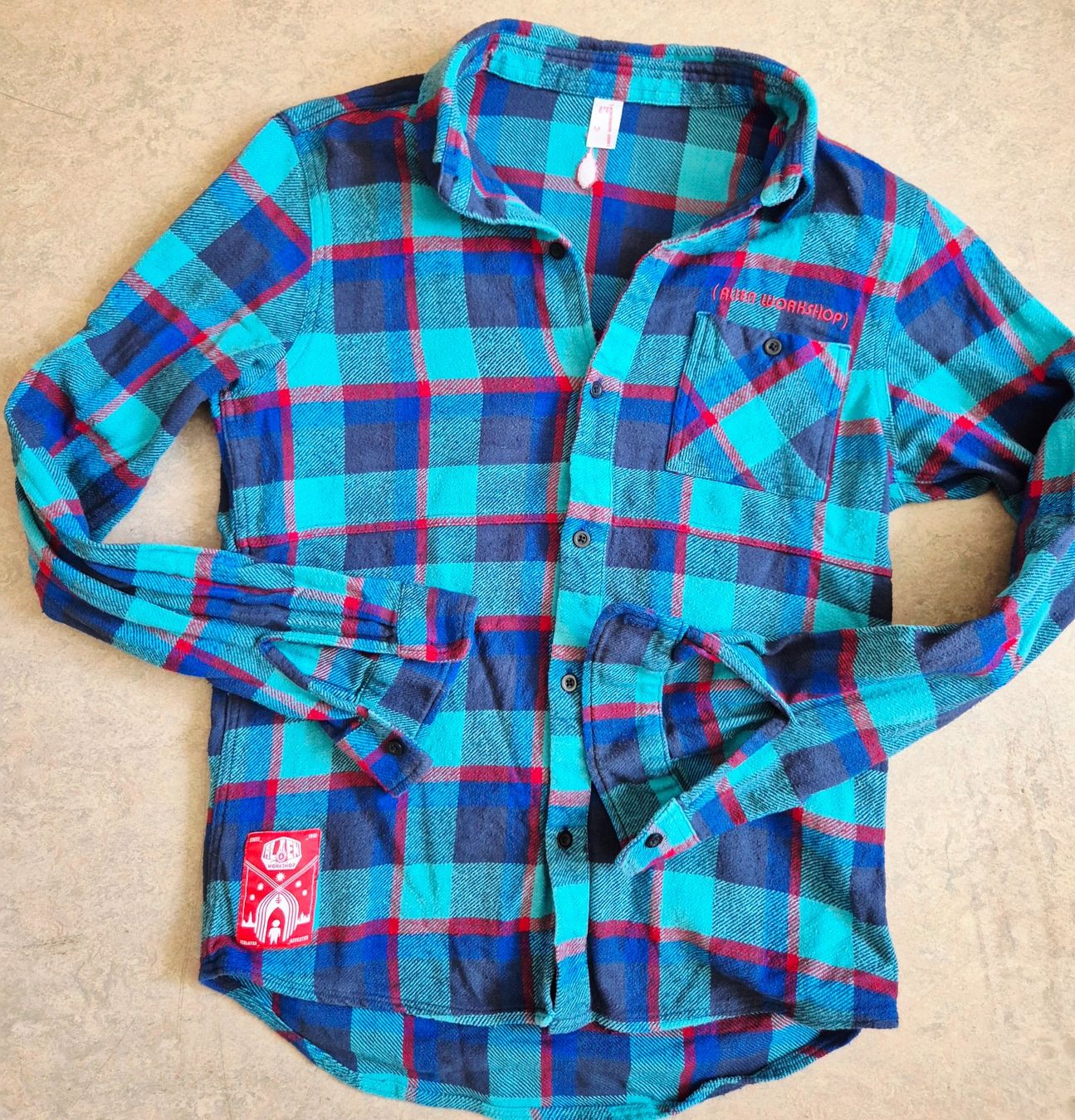 Camicette: ALIEN WORKSHOP HEMD BLUSE M 38 KARO HOLZFÄLLERHEMD  TOP – Usato da Elsau venduto da the-colorful-side 2